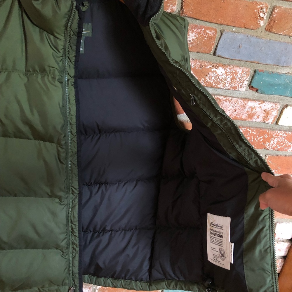 Eddie Bauer EB700 Goose Down Puffer Outdoor Hiking Camping Vest - Picture 11 of 14